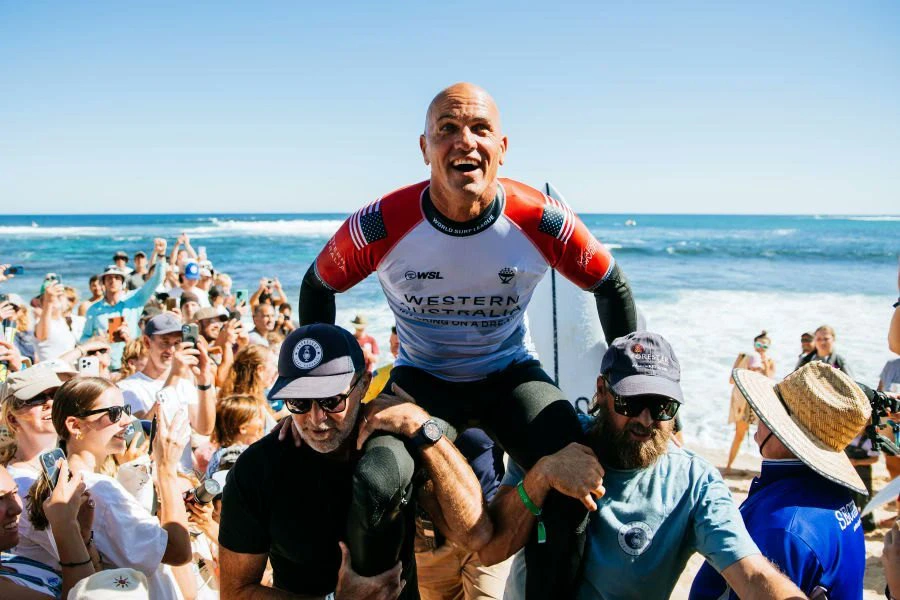 Kelly Slatter, 11 vezes campeão da WSL
