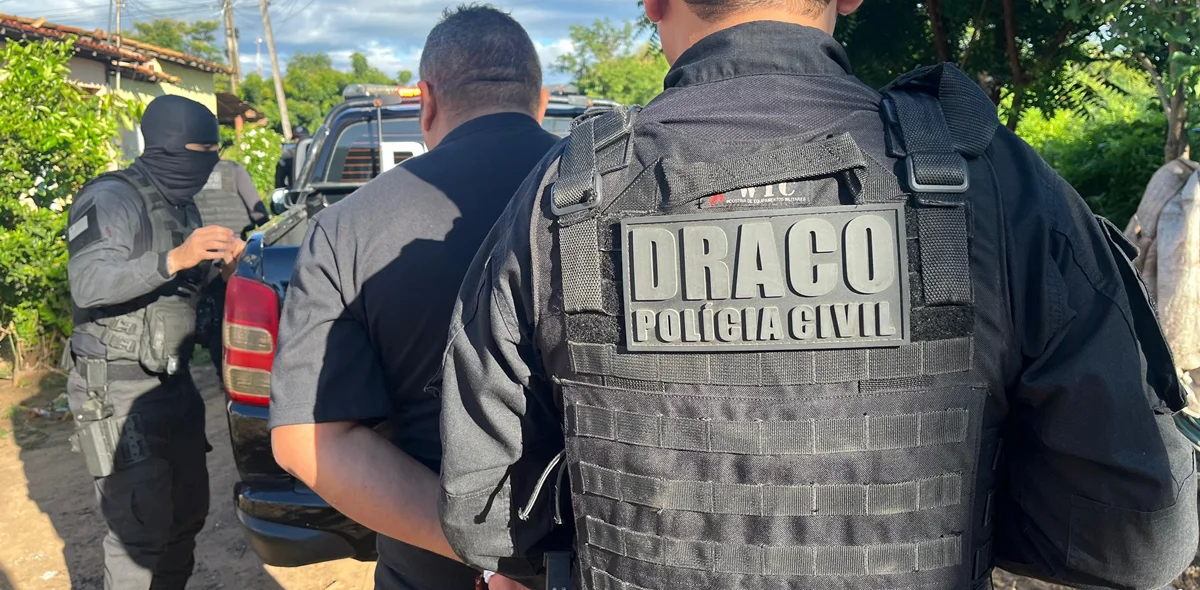 Líder de facção criminosa atuante em Pedro II é preso pelo DRACO