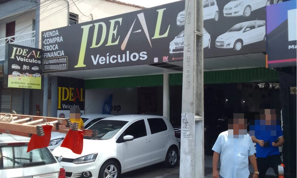 Loja onde foi detectado o furto de energia