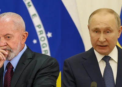 Lula e Vladimir Putin