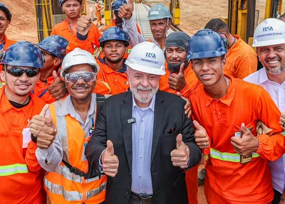 Lula visita obras da Transnordestina