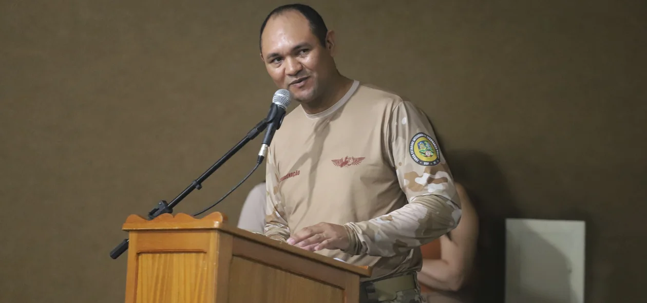 Major Sousa Lima, coordenador da PM na FEISP