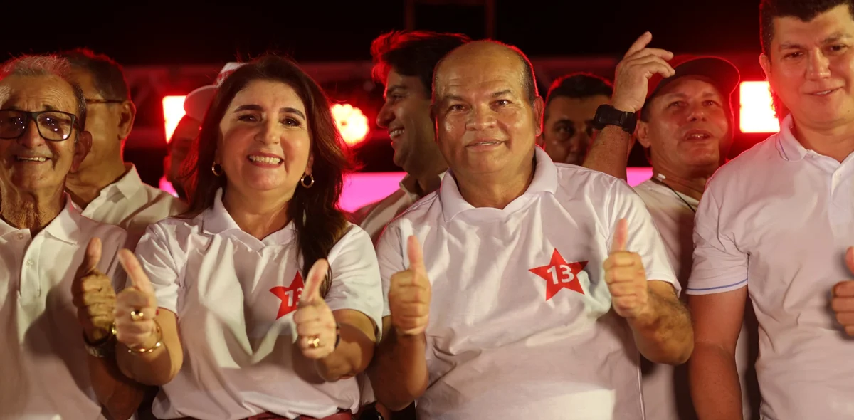 Maninha Fontenele durante o evento