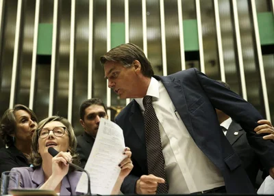 Maria do Rosário e Jair Bolsonaro