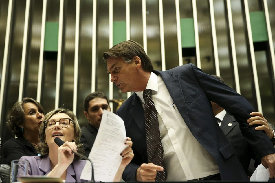 Maria do Rosário e Jair Bolsonaro