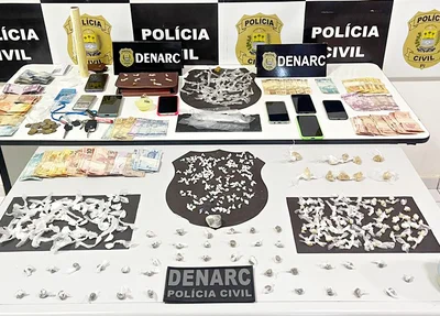 Material apreendido na Operação 12
