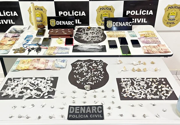 Material apreendido na Operação 12