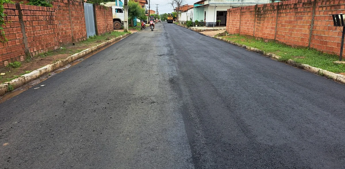 Melhorias sendo realizadas no centro da cidade