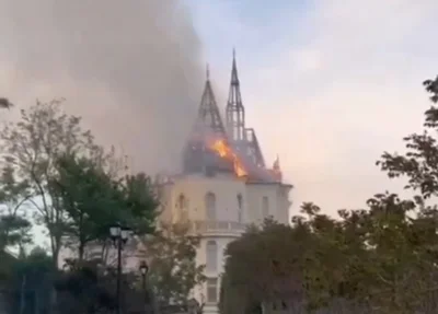 Míssil da Rússia destrói “Castelo de Harry Potter” na Ucrânia