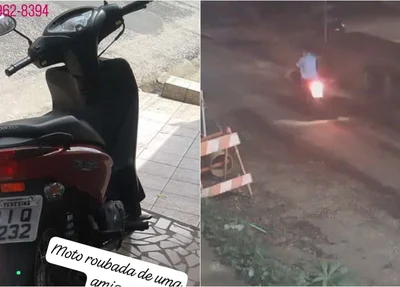 Motocicleta foi tomada de assalto em Teresina