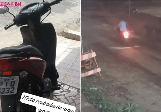 Motocicleta foi tomada de assalto em Teresina