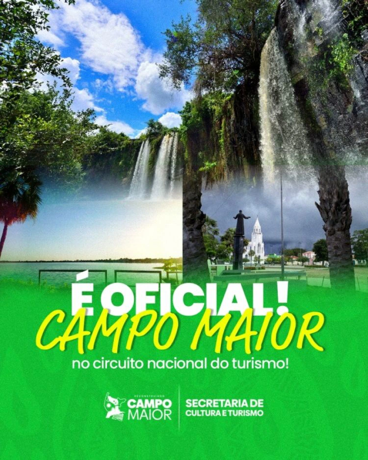 Município agora faz parte do Mapa do Turismo Brasileiro