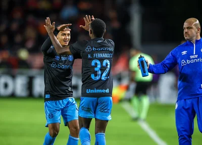 Nathan Fernandes fez o gol da vitória do Grêmio