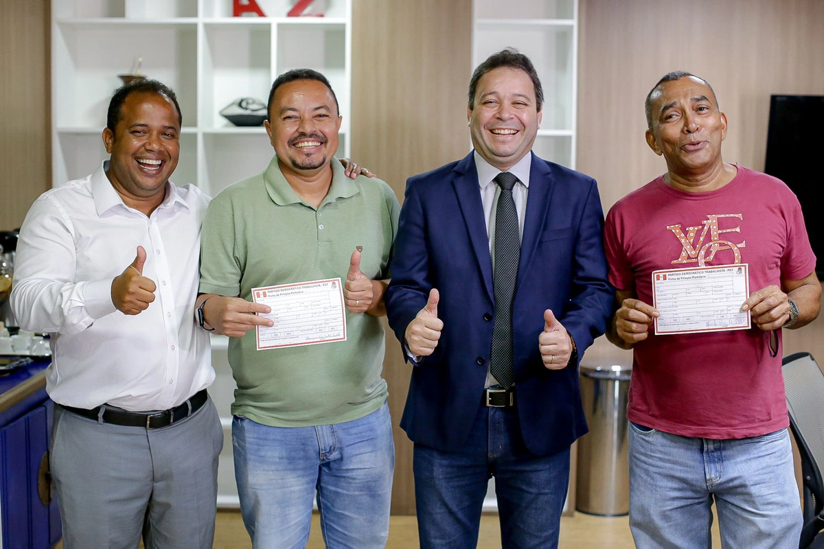 Novos filiados ao PDT
