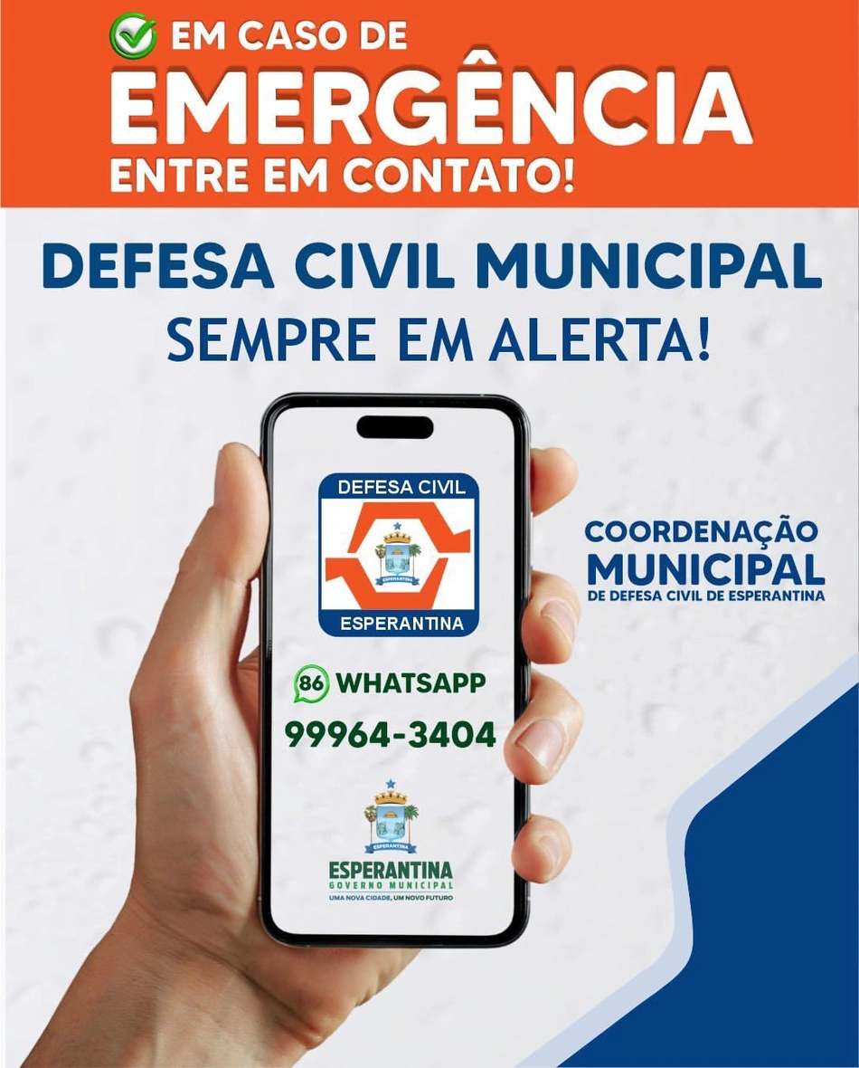 Número da Defesa Civil Municipal