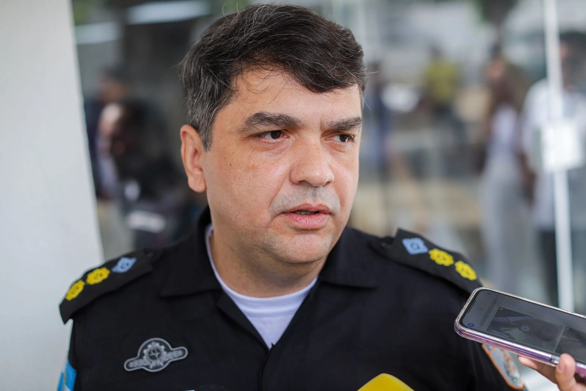 O tenente-coronel Sena, diretor-geral de Tecnologia da Secretaria de Segurança Pública do Rio de Janeiro