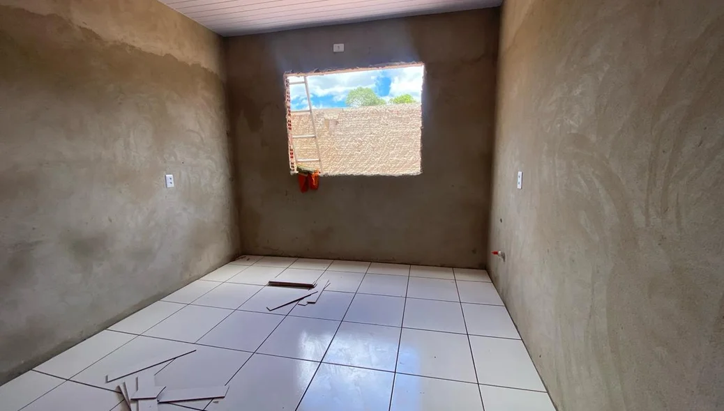 Obras sendo desenvolvidas no local