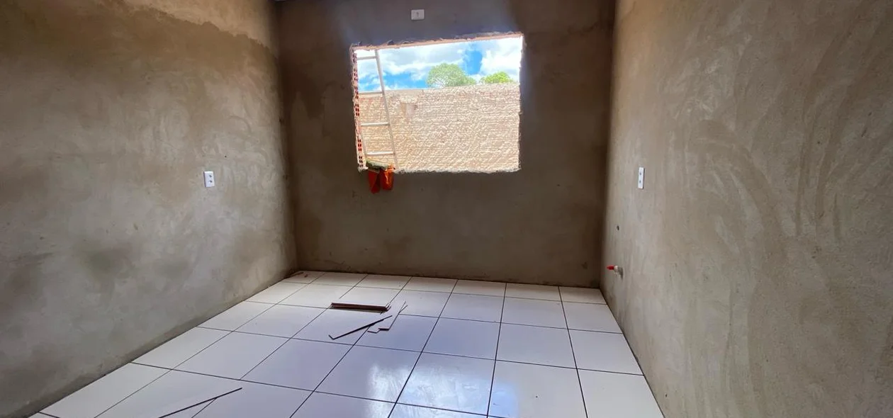 Obras sendo desenvolvidas no local