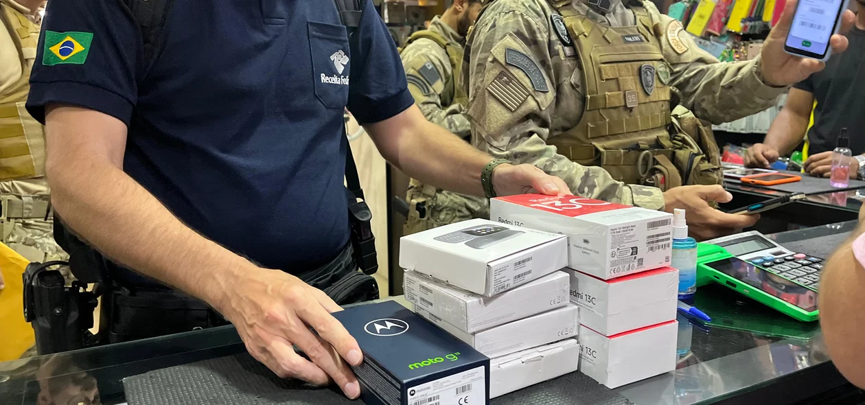 Operação contou com a participação da Receita Federal