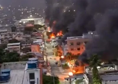 Operação no RJ deixa cenas de guerra