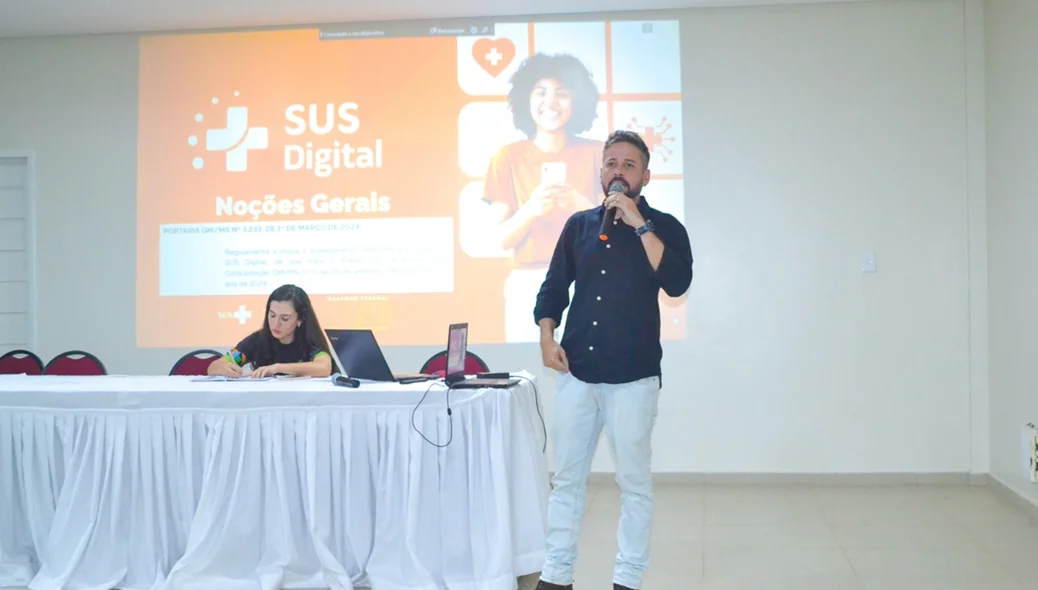 Palestras durante a reunião