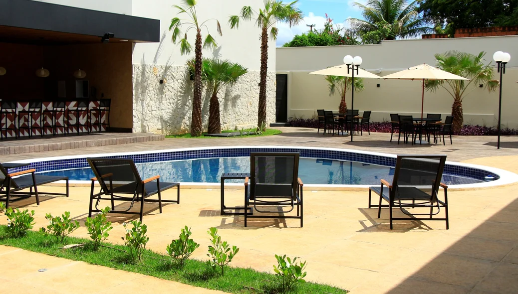 Piscina do Hotel Serra da Capivara