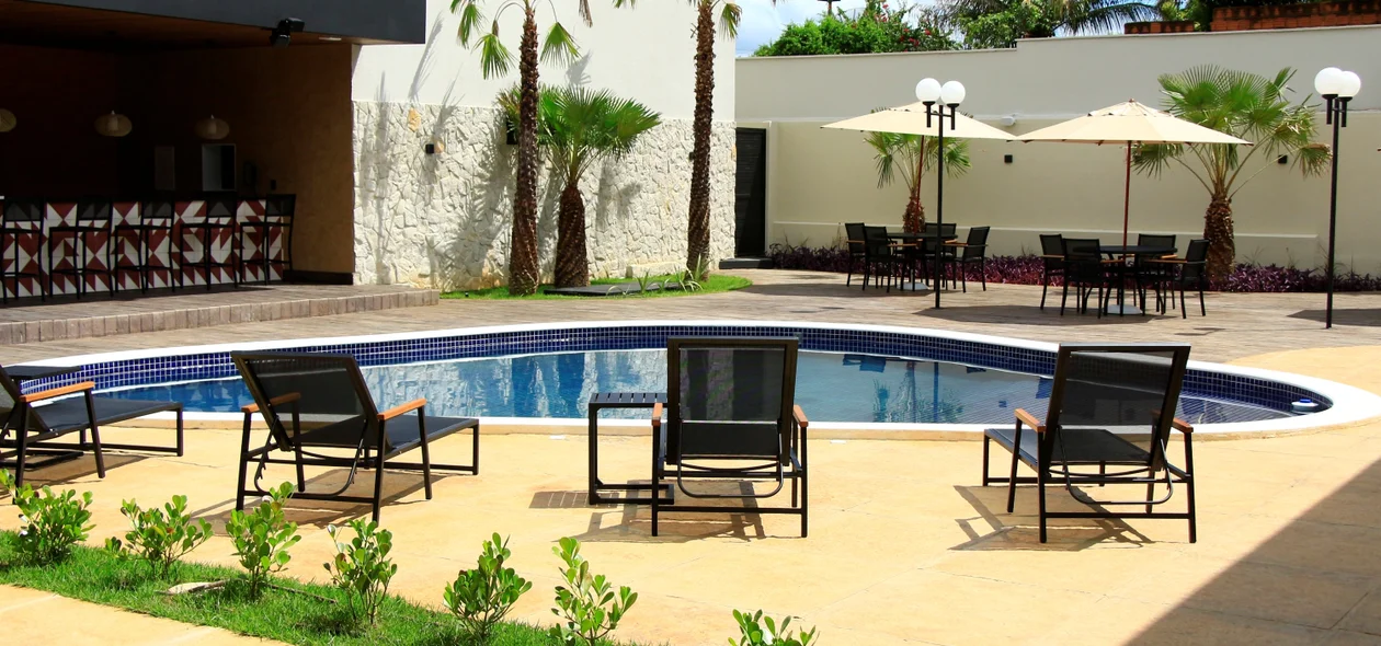 Piscina do Hotel Serra da Capivara