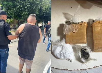 Polícia prende homem acusado de tráfico de drogas em Teresina