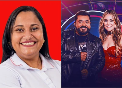 Prefeita Genir Ferreira e a banda Limão com Mel