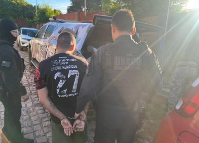 Prisão realizada pelo DRACO durante operação na Grande Pedra Mole