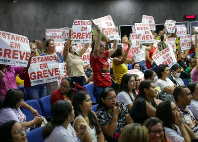 Professores na Câmara