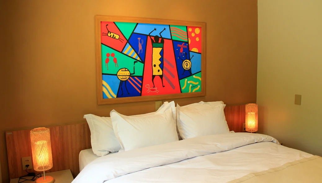 Quarto para casal do Hotel Serra da Capivara