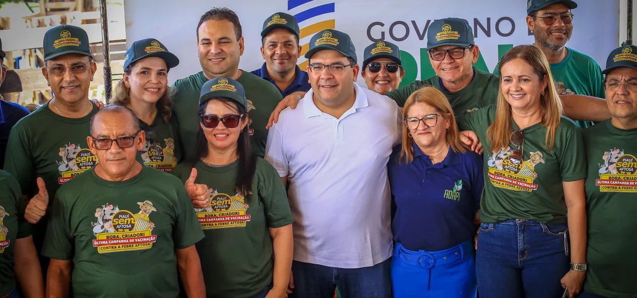 Rafael Fonteles comemora ultima campanha contra febre aftosa no Piauí