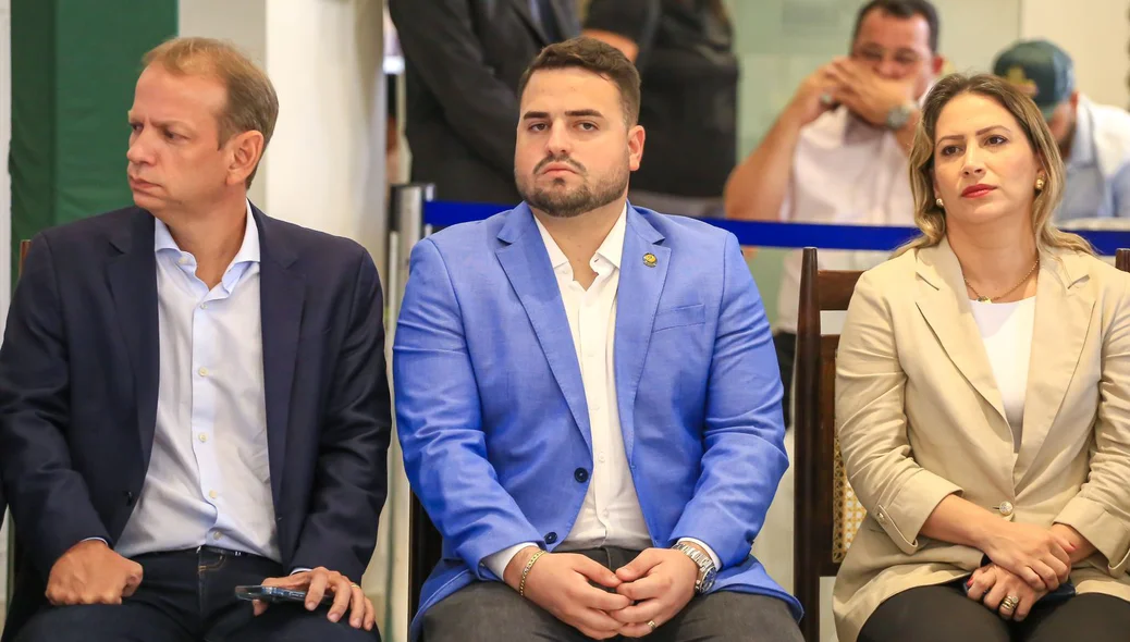 Rafael Fonteles duranre solenidade na sede do Governo