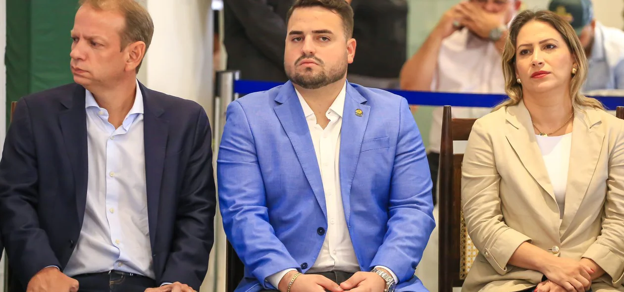 Rafael Fonteles duranre solenidade na sede do Governo
