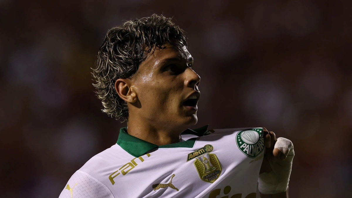Richard Ríos marcou o gol da vitória do Palmeiras
