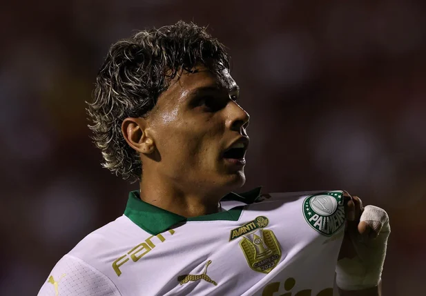 Richard Ríos marcou o gol da vitória do Palmeiras