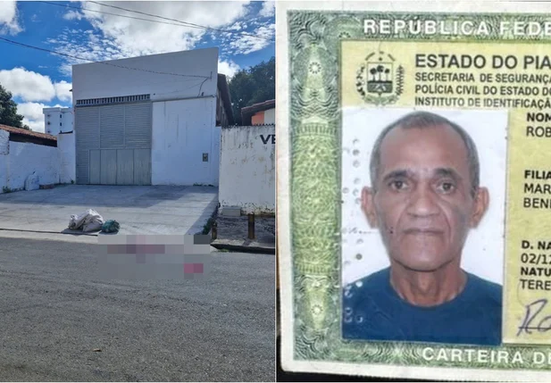 Roberto Jarbas da Silva, 53 anos, foi morto na Rua Simplício Mendes, em Teresina