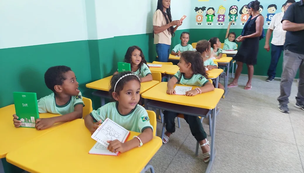 Salas de aula da instituição