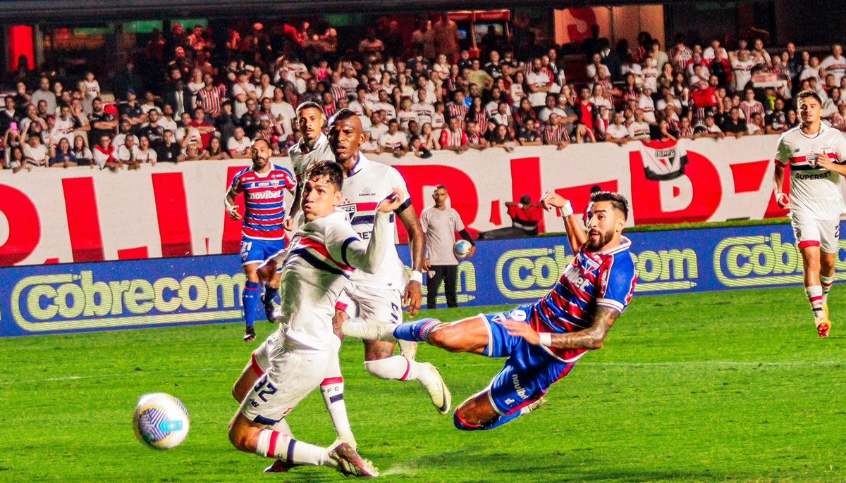 São Paulo perdeu para o Fortaleza no Morumbis