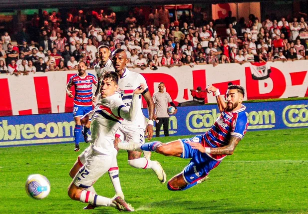 São Paulo perdeu para o Fortaleza no Morumbis
