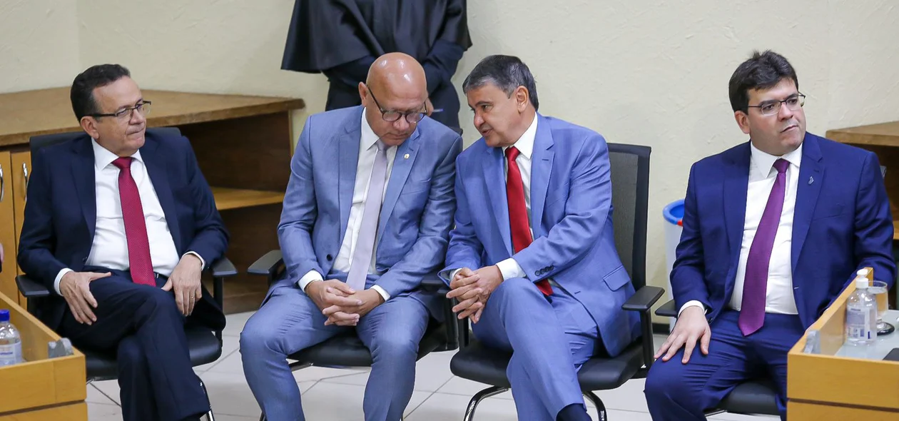 Sebastião Martins, Franzé Silva, Wellington Dias e Rafael Fonteles