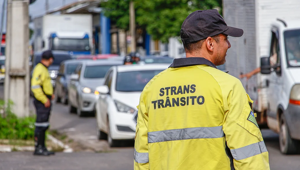 Strans controlou o trânsito no local