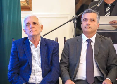 Themístocles Filho e o deputado Vinícius Nascimento