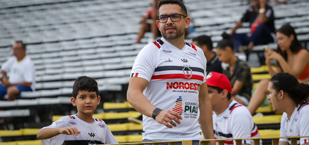 Torcedor do River presente na estreia da Série D 2024