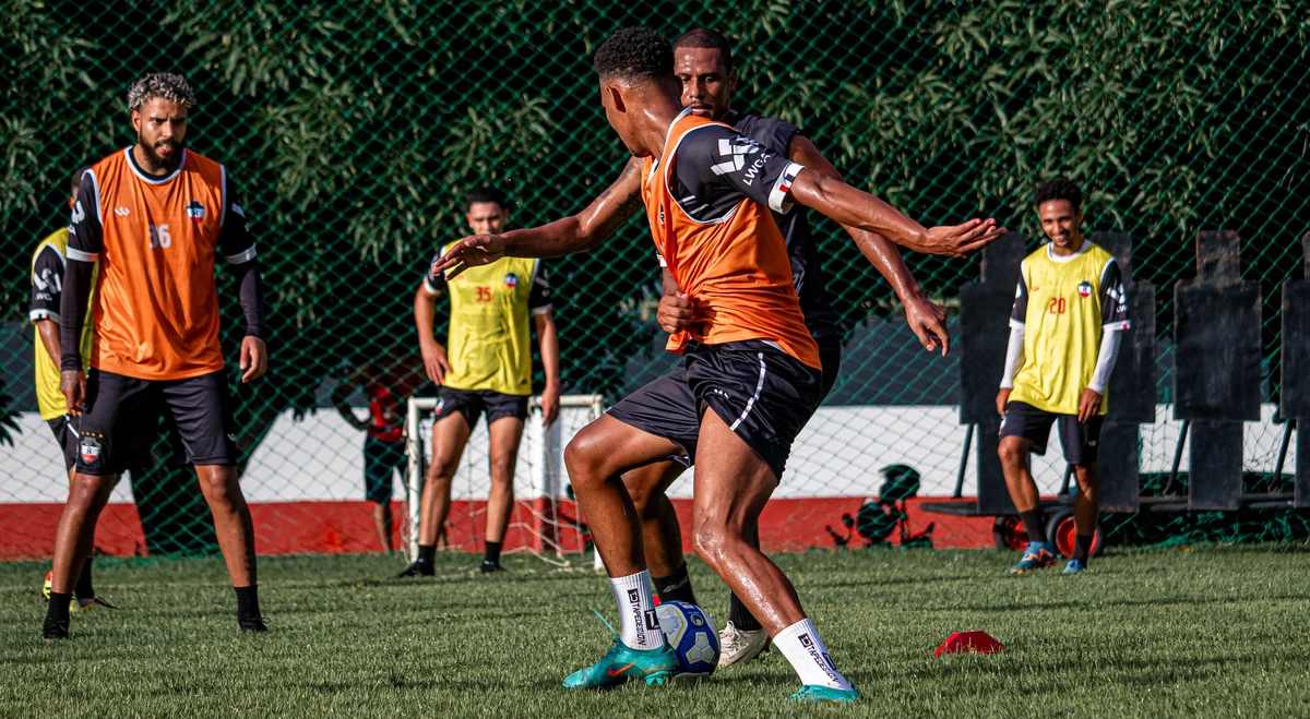 Treino do River para o Brasileirão Série D 2024