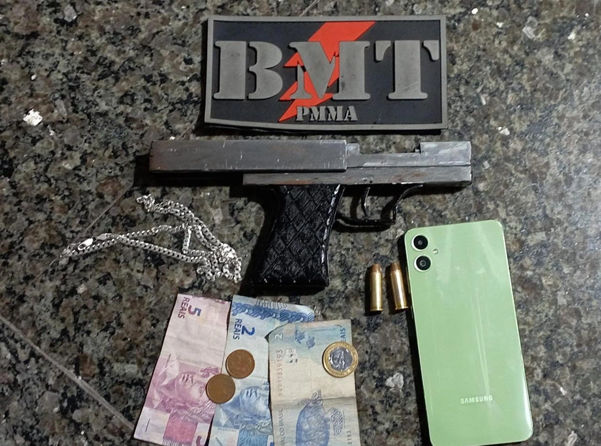 Três homens são apreendidos por porte ilegal de arma em Timon