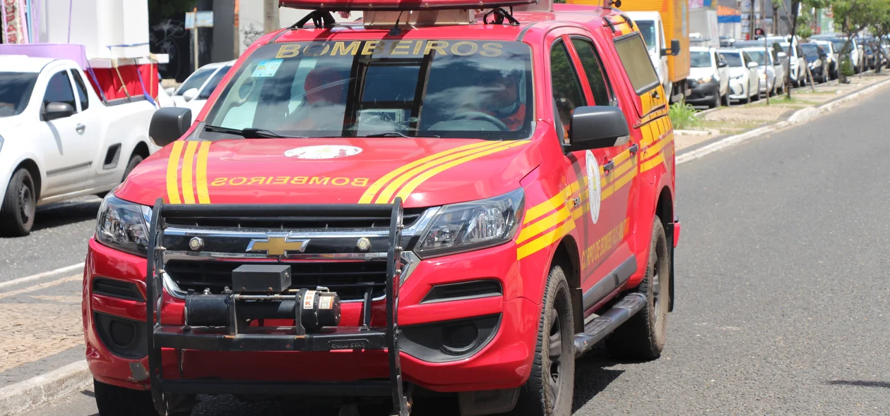 Viatura do corpo de bombeiros de Teresina