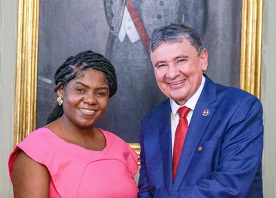Wellington Dias e vice-presidente da Colômbia, Francia Márquez