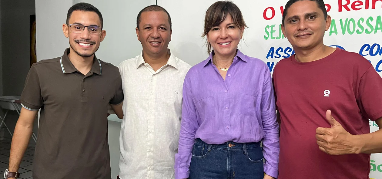 A equipe da Prefeitura de Esperantina esteve no local